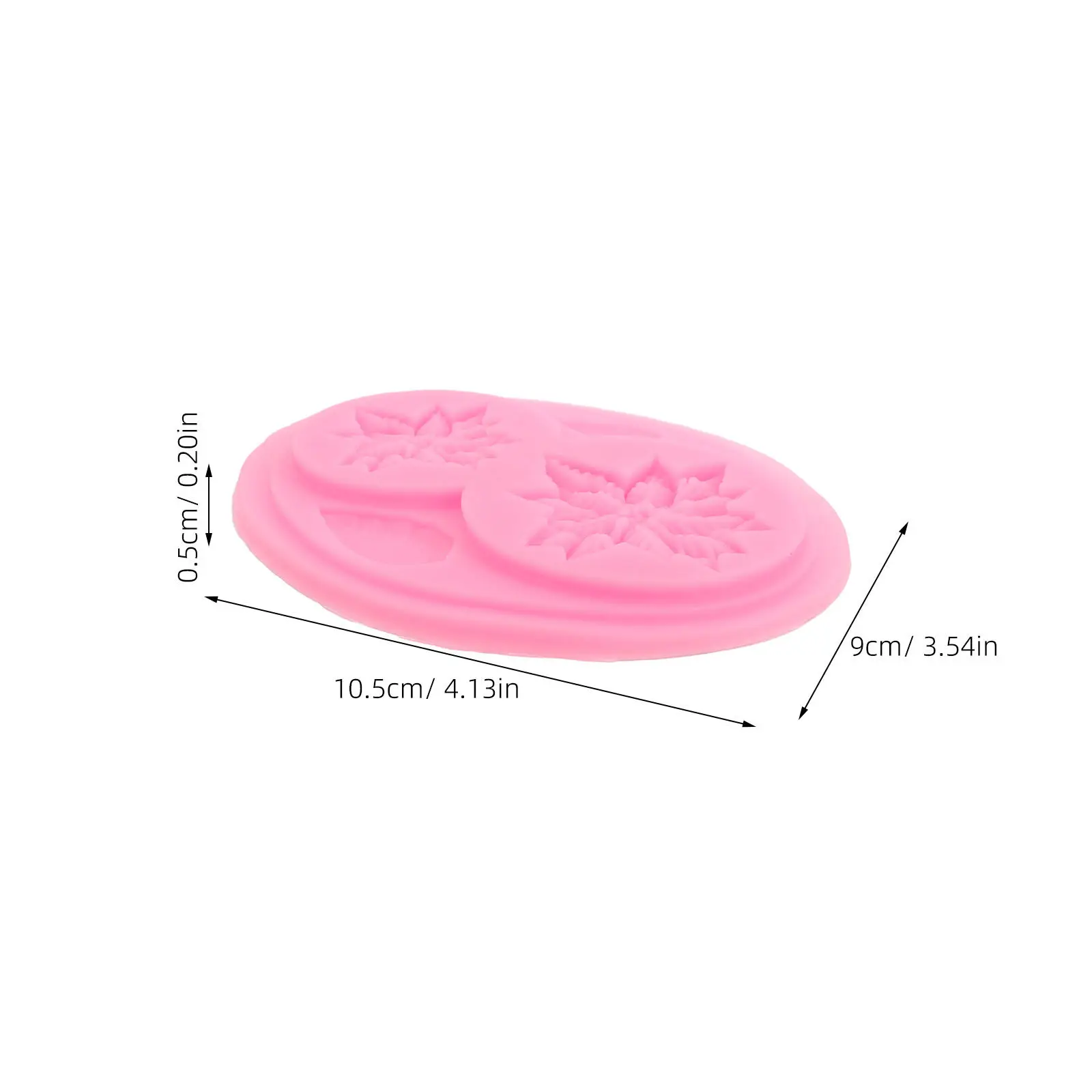 2Pcs Floral Silicone Molds for Cake Decorating Chocolate Fondant Dessert Molding Baking Freezing Resin Soap Making view 2