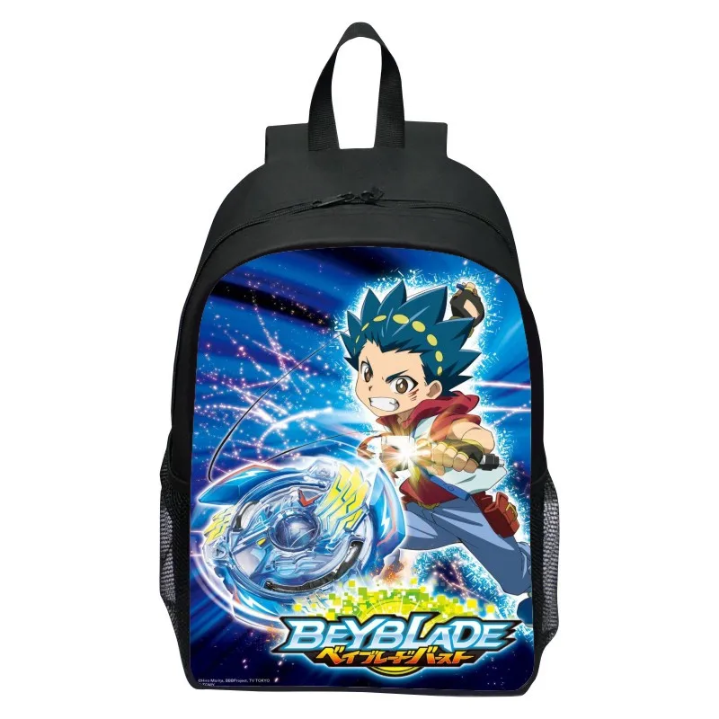 حقيبة ظهر للأطفال ثلاثية الأبعاد مقاس 16 بوصة Beyblade Buttst القتالية الدوران حقيبة المدرسة الابتدائية حقيبة ظهر لرياض الأطفال #4
