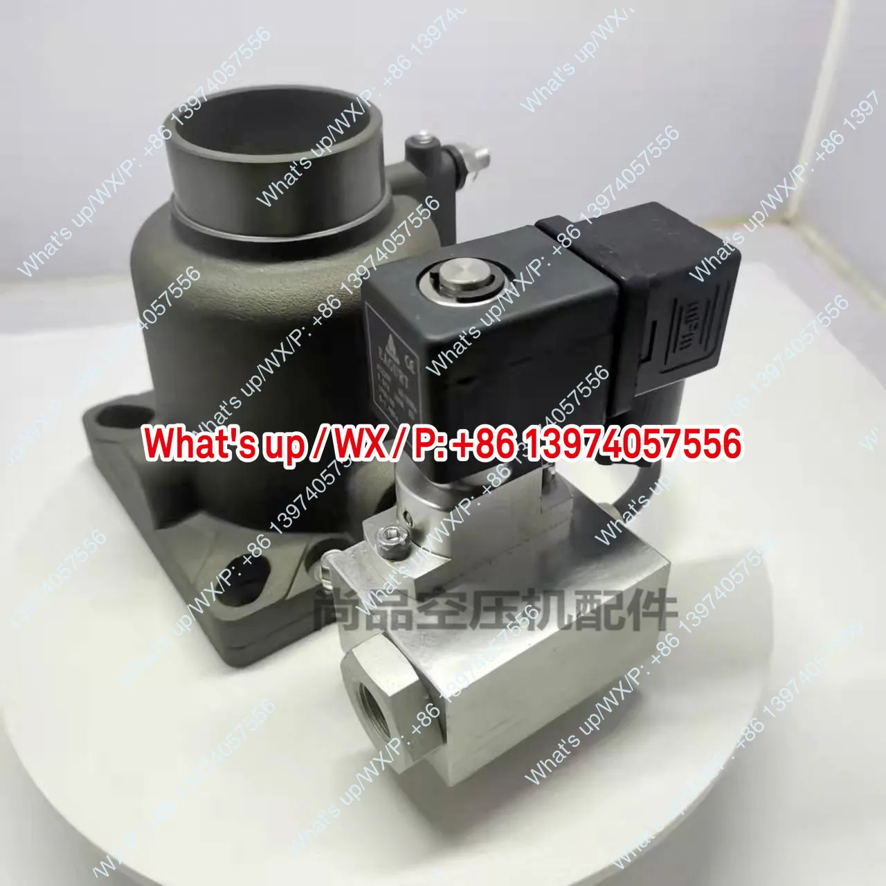 Screw air compressor inlet valve assembly HJF45-J.K1-Y red five ring suction valve 11-15KW