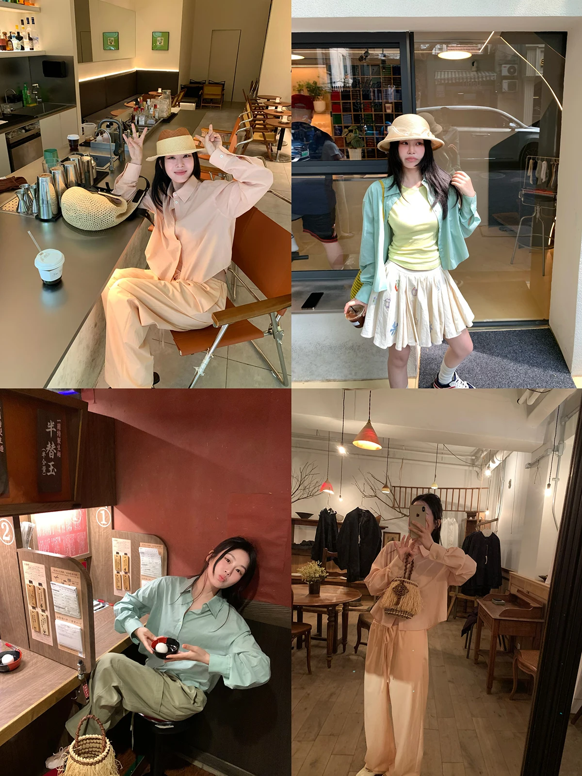 

Mint Factor Cotton Sun Protection ort irt Casual Loose Women's Top Breathable Comfortable Commute Sle Button Closure