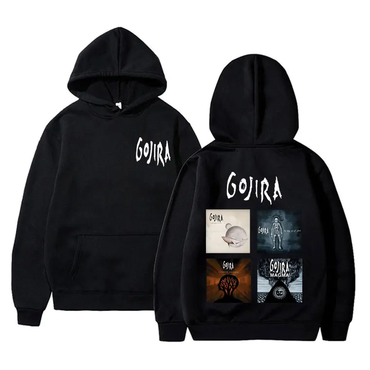 France Metal Band Gojira From Mars To Sirius Hoodie Man Magma Pullover The Way of All Flesh Hoodies L'Enfant Sauvage Sweatshirt