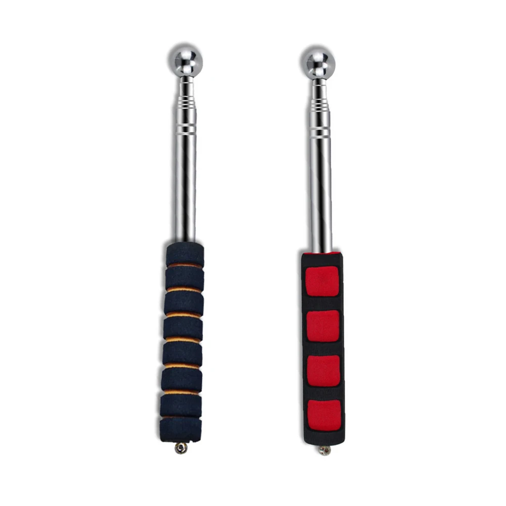115/130 CM Telescopic Rod Test Tool with Sponge Handle Empty Drum Hammer Sound Detection Hammer For House Decoration Inspection