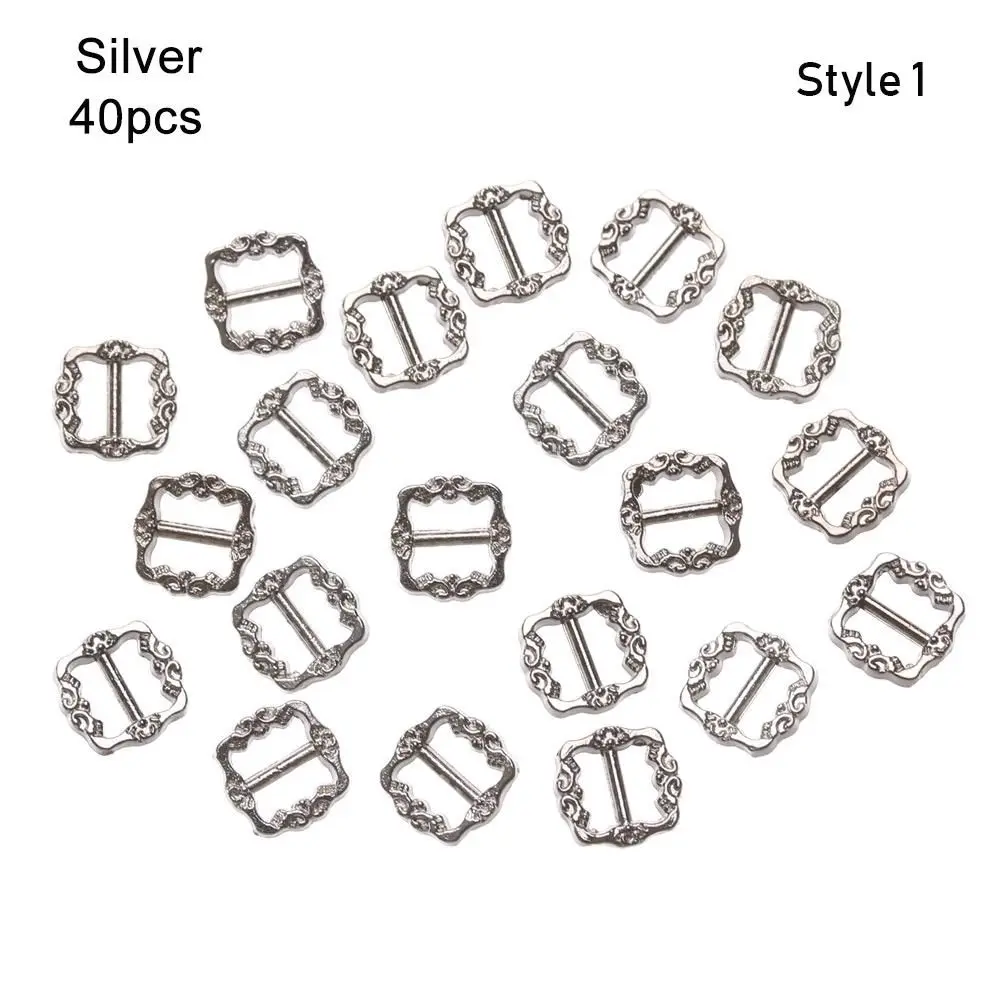 

20/40pcs Newest 4 Colors Girls Toys Pattern Belt Buttons Diy Dolls Buckles Tri-glide Buckle Doll Bags Accessories