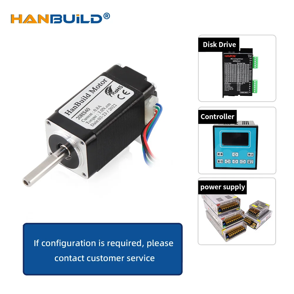 Imagem -04 - Motor Deslizante Prático Nema8 para a Impressora 3d Pcs 20hs40 0.8a 30 mm