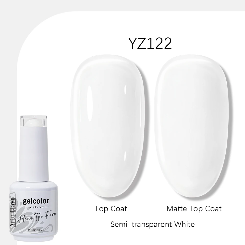 Arte Clavo Gel Nagellak 400 Kleuren 15 ml Semi Permanente Gel Vernis Base Top Coat Nail Art Manicure Losweken LED UV Salon Gel