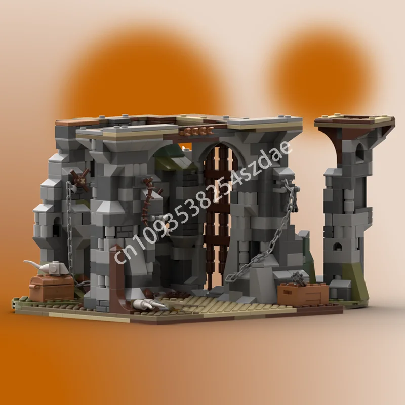 794PCS MOC Rancor Pit Modular House Street View Model Building Block Diy Creative Assembly Educational Bricks Toys Kid Gift