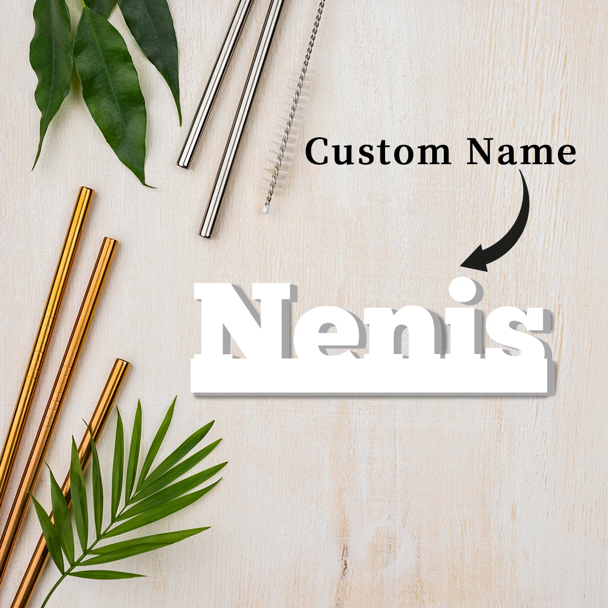 1pc Custom cool PVC Ornament,DIY Paintable,Bedroom Living Room Table Wall Decor,Wedding Birthday Anniversary Graduation Gift - view 2
