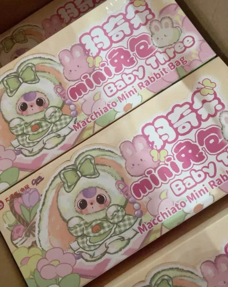 

Official Baby Three Vinly Blind Box Macchiato Mini Rabbit Bag Blind Box Mini Rabbit Bag Surprise Mystery Box Gift