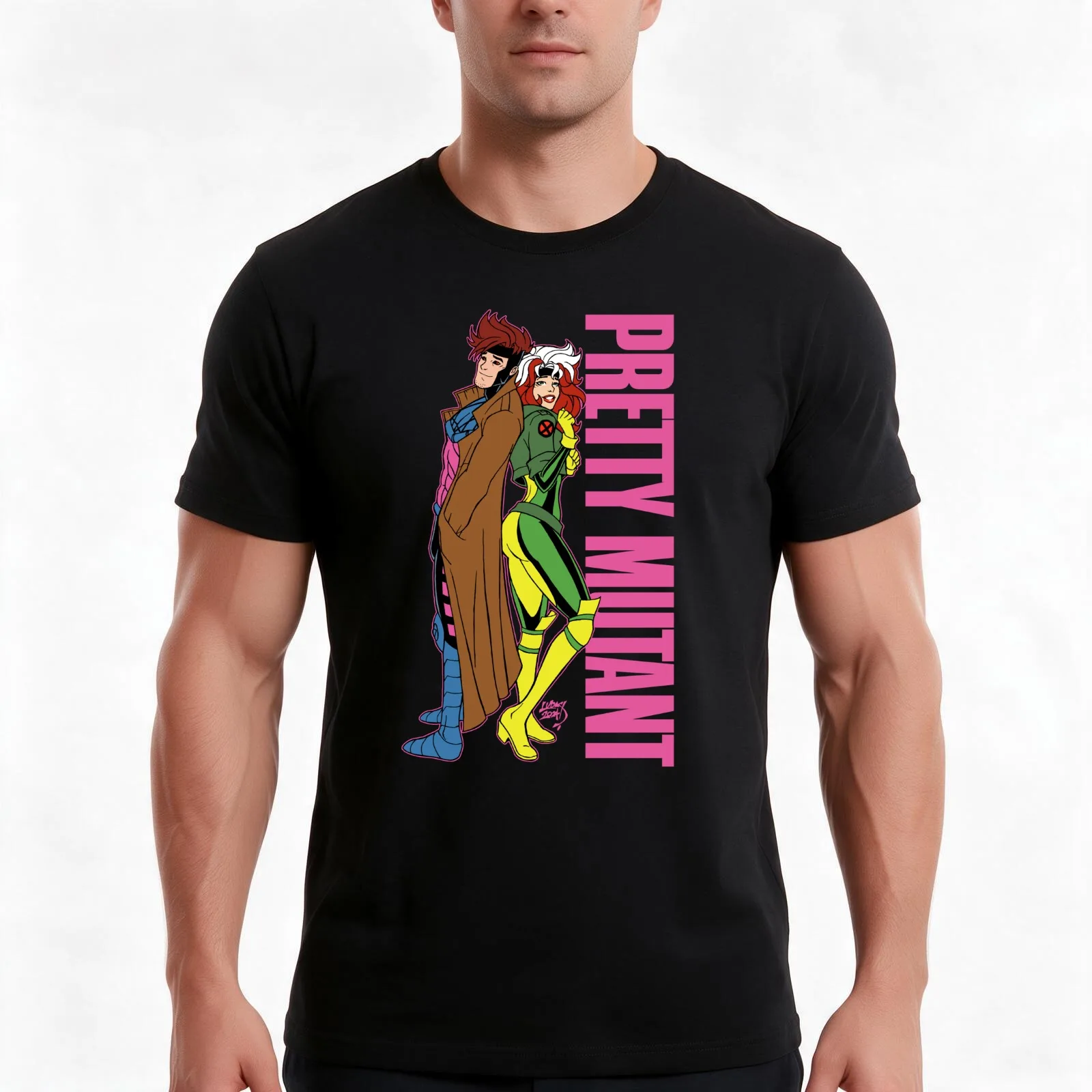 Pretty Mutant T-Shirt Summer Casual Cotton Tee Oversized Streetwear Tops Vintage Graphic Print Loose Fit Short Sleeve