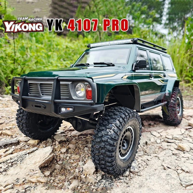 

Yk4107 Pro New upgrade 1/10 brushless external motor RC four-wheel drive climbing off-road vehicle Remote control adult boy toy