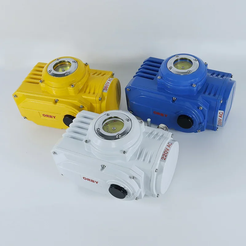 

50-2000Nm IP67 Waterproof Motor Electric Actuator valve 220v 380v Manufacturers normally closed normally open