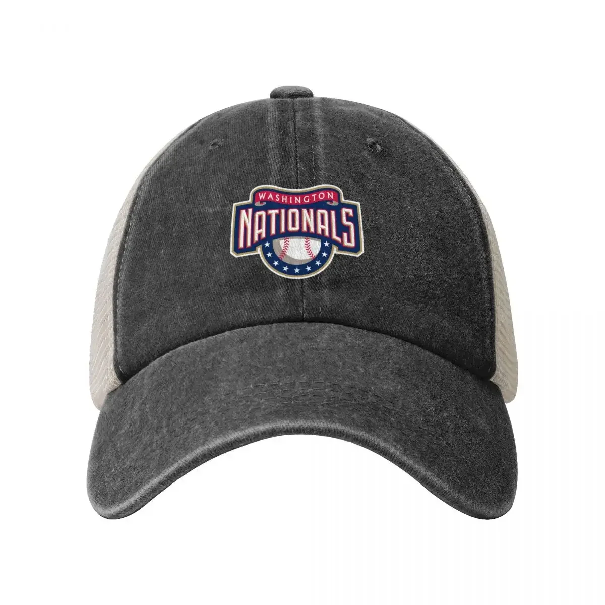 the nationals team logo Baseball Cap Sunscreen Icon Trucker Hat birthday Mens Hats Women's