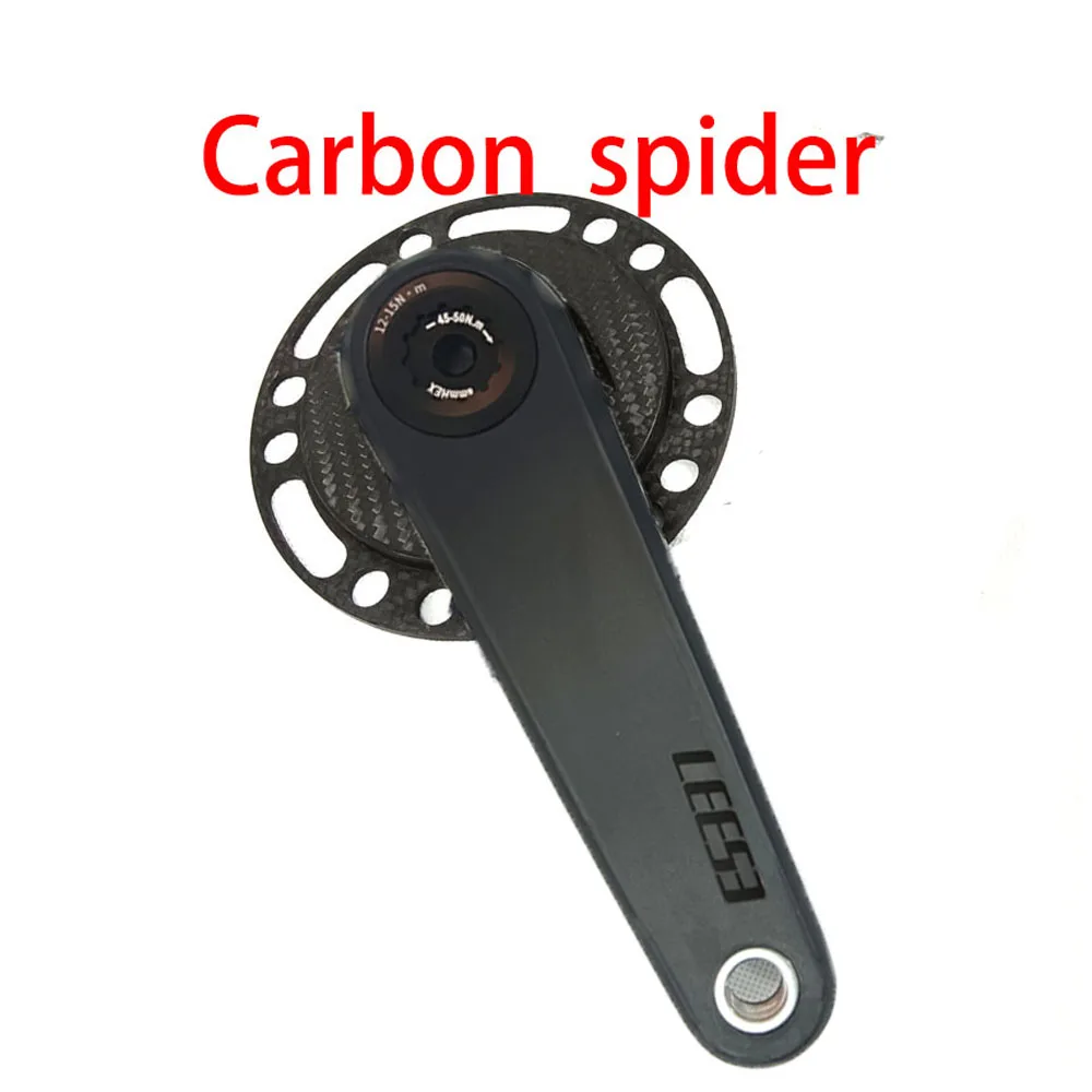 LEESE LES-MAX Carbon Fiber Crank Titanium alloy Spindle 24mm