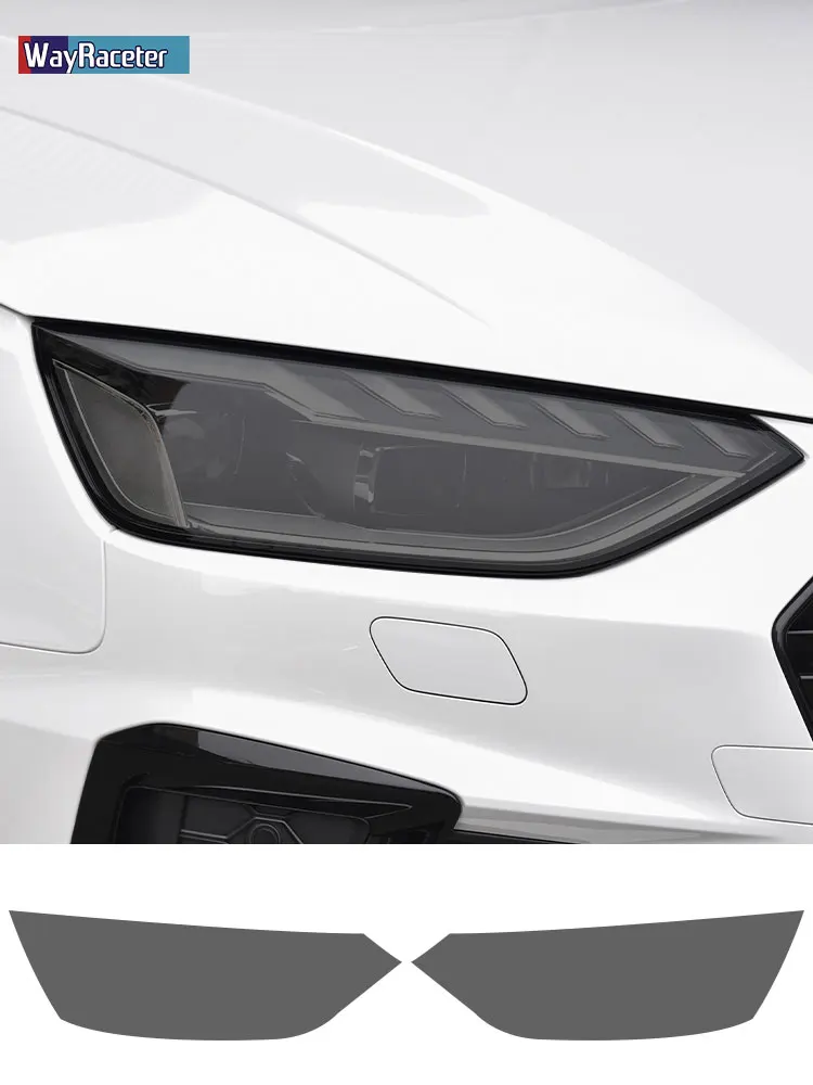 Film autocollant noir fumé en TPU pour phares de voiture, pour Audi A3 8V S3 A4 B8 B9 A5 A6 S6 C8 A7 A8 D4 TT TTS Q3 Q5 Q7 Q8 RSQ8
