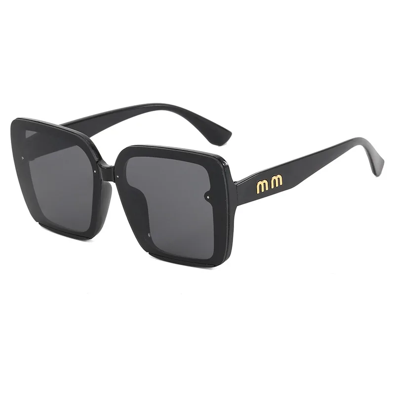 Big Frame Vintage Sunglasses Women Men Brand Square Sun Glasses Retro Eye Glasses Goggle for Male Female Round Sunglasses 