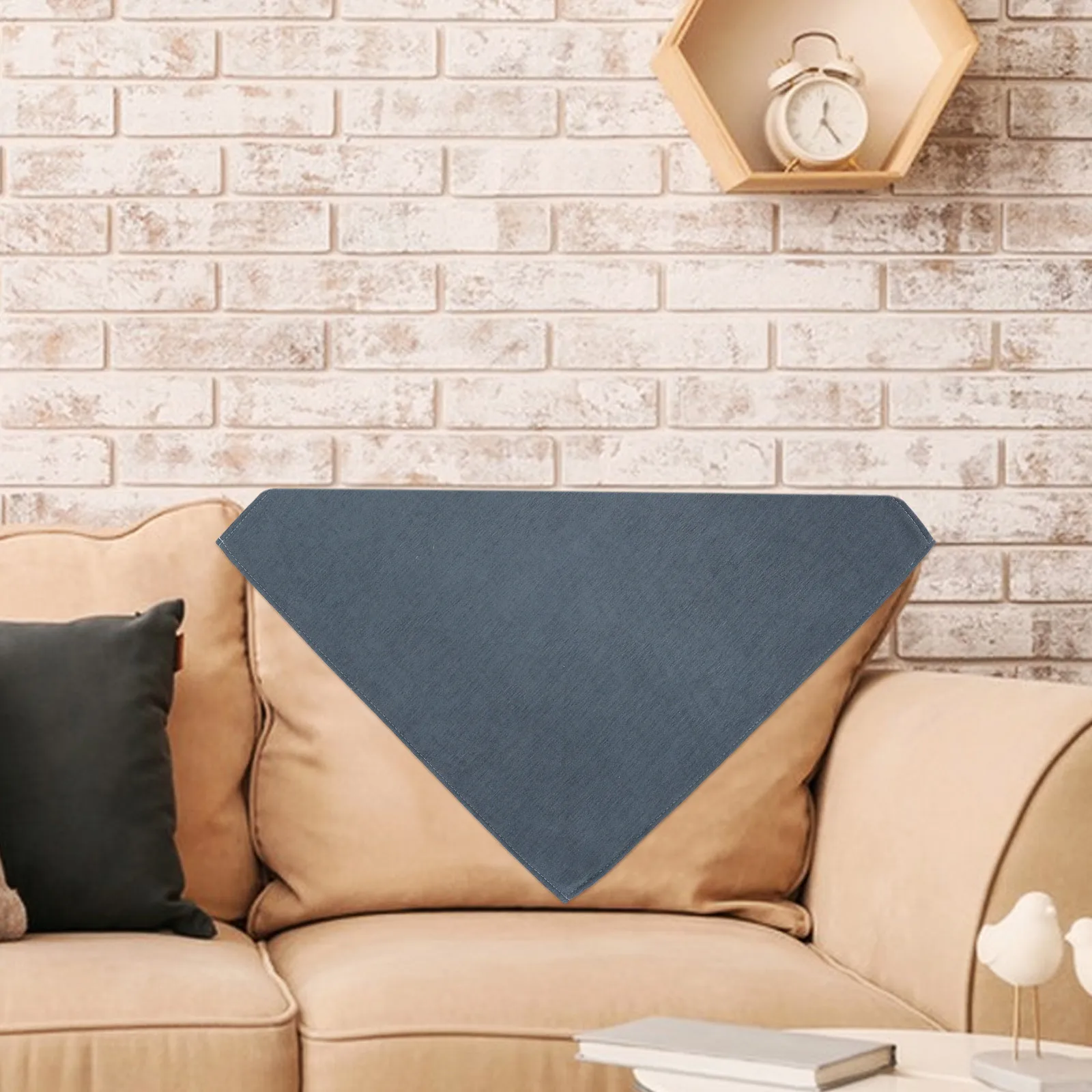 Sofa Armrest Cover 70X70Cm Chenille Washable Couch Protector Reversible Non-Slip Armrest Covers For Living Room Furniture