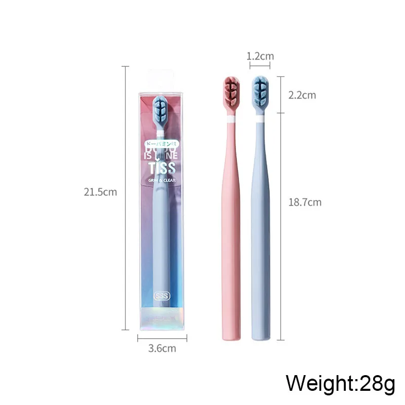 Millions Of Root Hairs 8-Hole Toothbrush Adult Daily Soft Fur Brush Protect Gums Mother-to-be Tooth Prepared For Sensitive Teeth