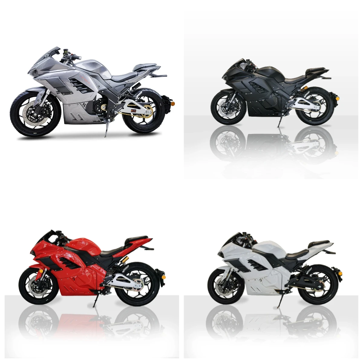 Motocykl STLF Luyuan z nowym ekranem TFT, elektryczny, szybki (145 km/h), motocykl wyścigowy.