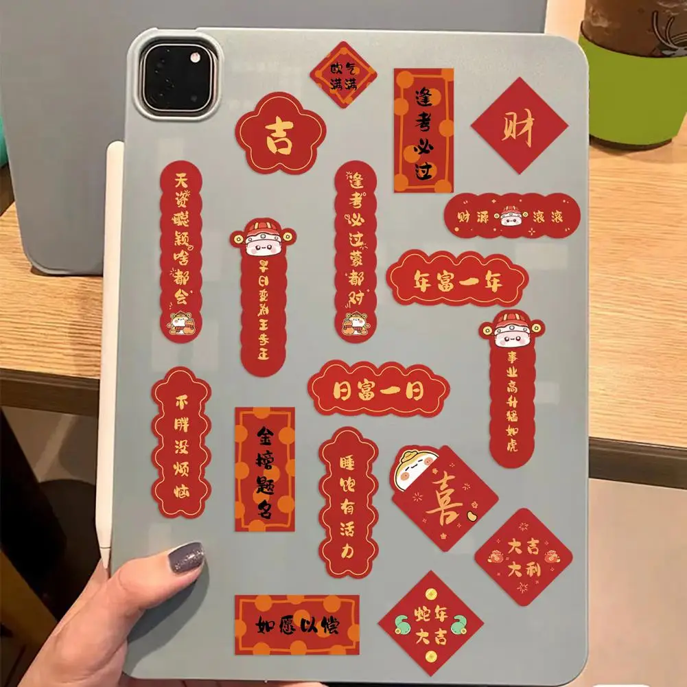 Blessing Stickers Festive Spring Stickers Set for Laptop Water Bottle 88 Waterproof Reusable for Skateboard