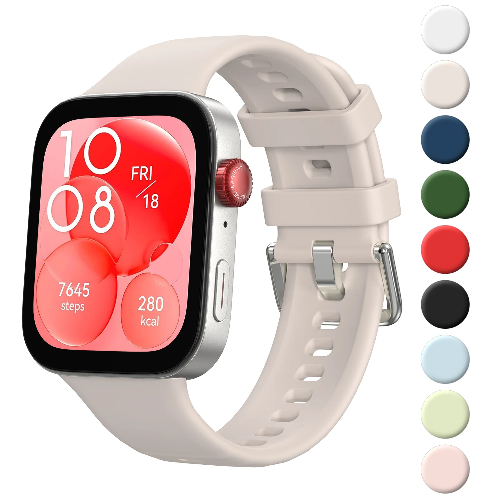 Silicone Strap For Huawei Watch Fit 3 Band Smartwatch Accessories Replacement Wristband for Huawei Watch Fit 3 Bracelet Correa