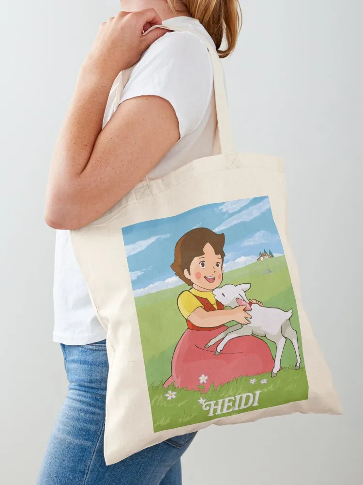 

Heidi the girl of the Alps Tote Bag supermarket folding bag Shopper handbag shopper bag women tote bags aesthetic