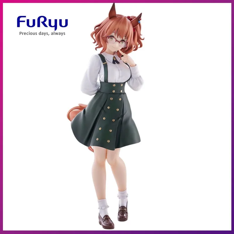 

Фигурка FuRyu In Stock TrioTryiT Uma Musume Pretty Derby Aston Machan, 100% оригинал, из ПВХ, в повседневной одежде, в милой позе, кавайная.