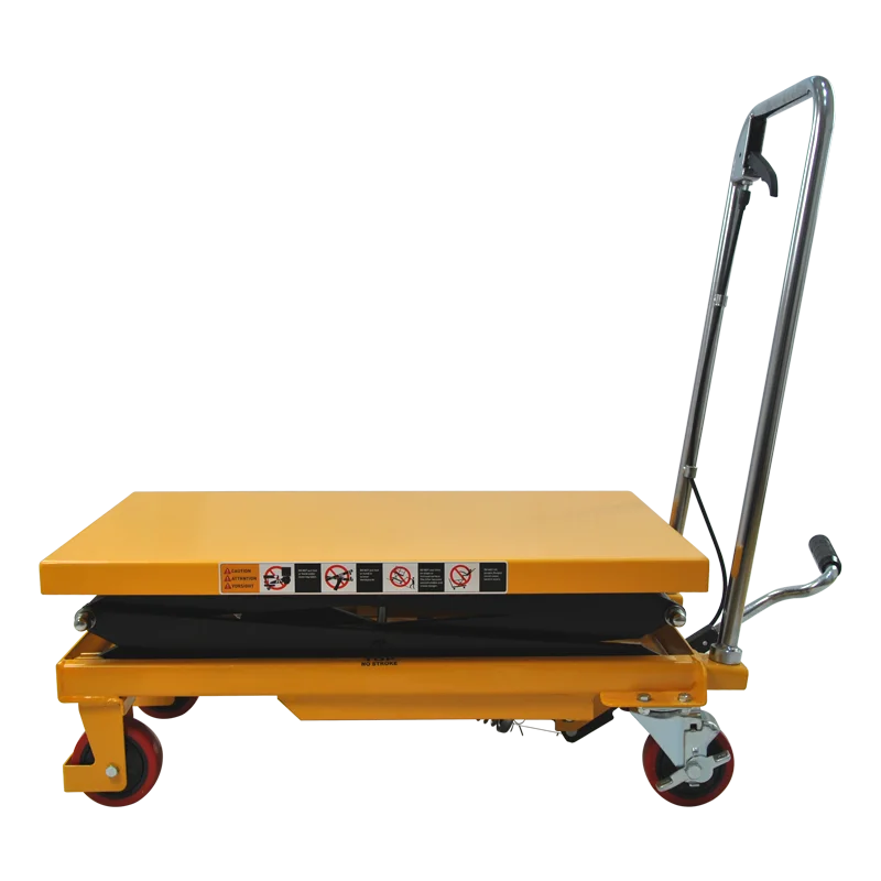 Uni-Silent 300kgs 1500mm Lifting Height Double Scissor Hydraulic Scissor Cart for Material Handling LTD300