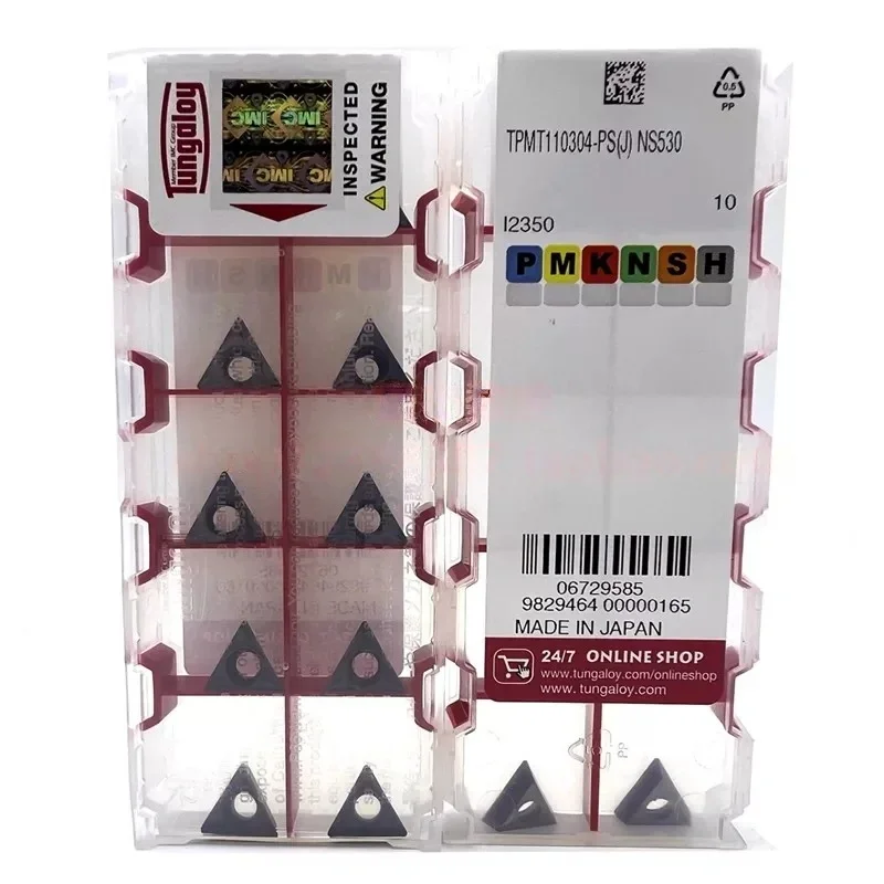 TUNGALOY TPMT090204 TPMT110204 TPMT110304 TPMT110308 TPGM110304L NS530 Carbide Insert TPMT TPMG Inserts