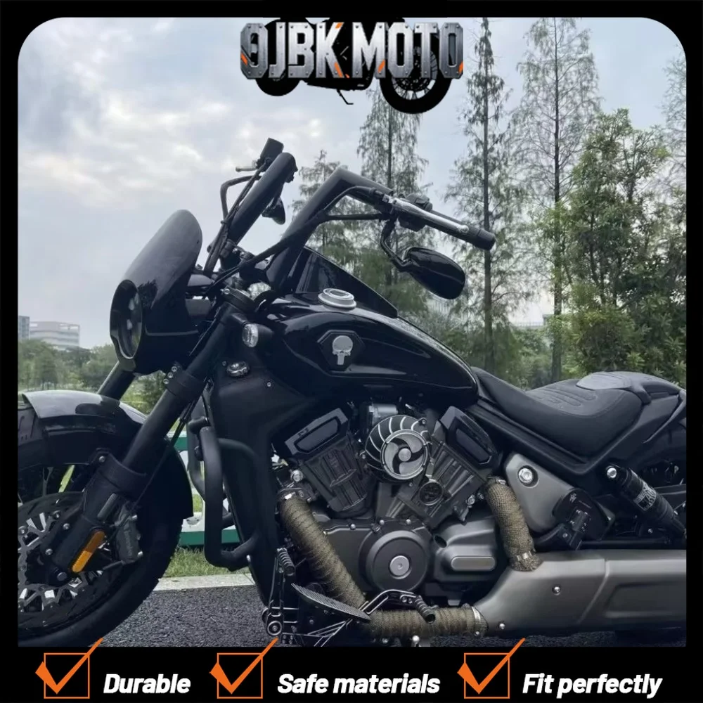 For BENDA Napoleonbob 500 fuel tank cover widened decorative side cover waterproof anti-corrosion for benda napoleon bob 500