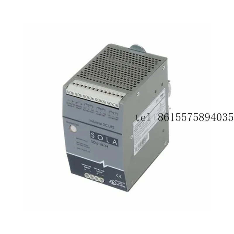 

2026 SolaHD SDU10-24 Uninterruptible Power Supply | 24VDC 240W UPS with Hardwired I/O for Critical Control Systems