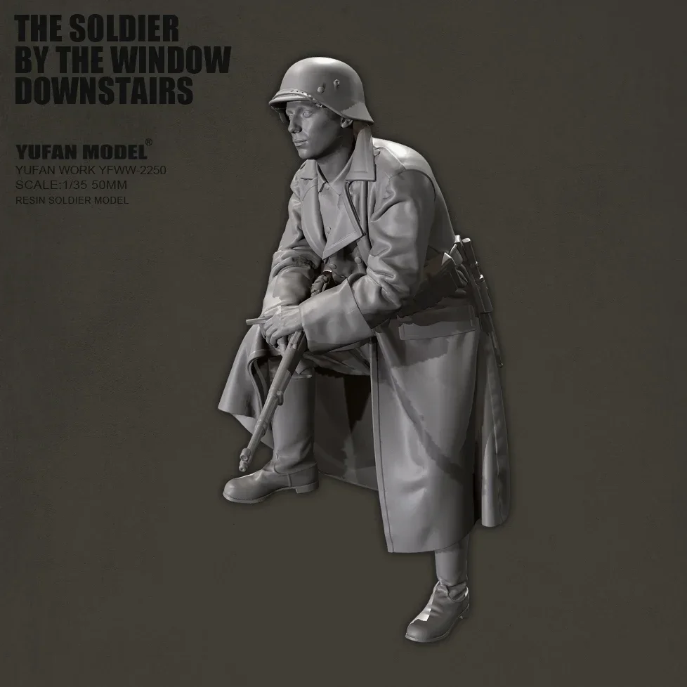 YUFAN MODEL 1/35 Resin Soldier Europe model kits figure colorless and self-assembled YFWW-2250/3D