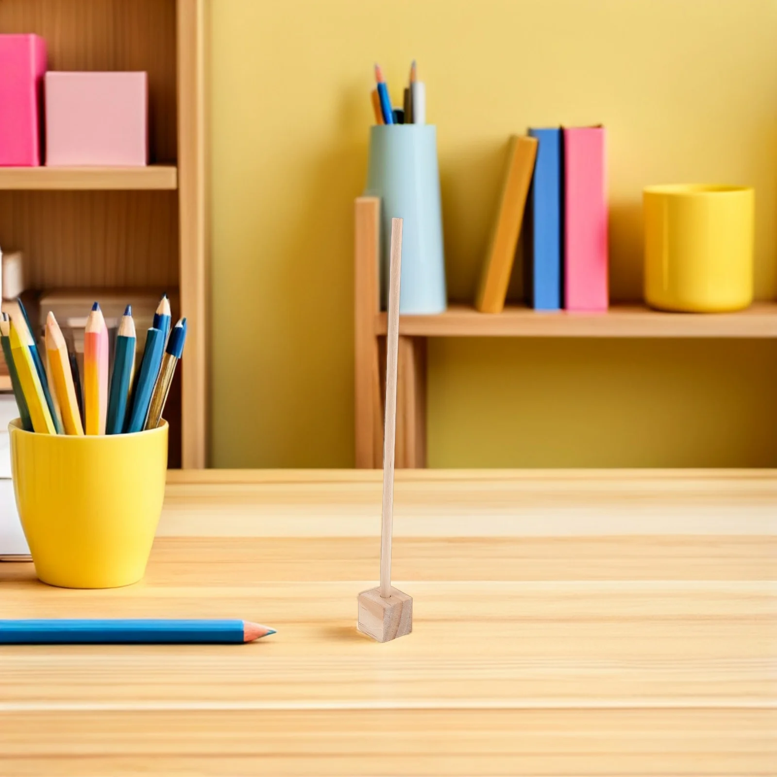 100-teiliges Holzdübel-Block-Basis-DIY-Bastelset, kreatives ineinandergreifendes Puzzle-Set für Kinder, Stiel, pädagogische Verwendung, Verbindungsblöcke