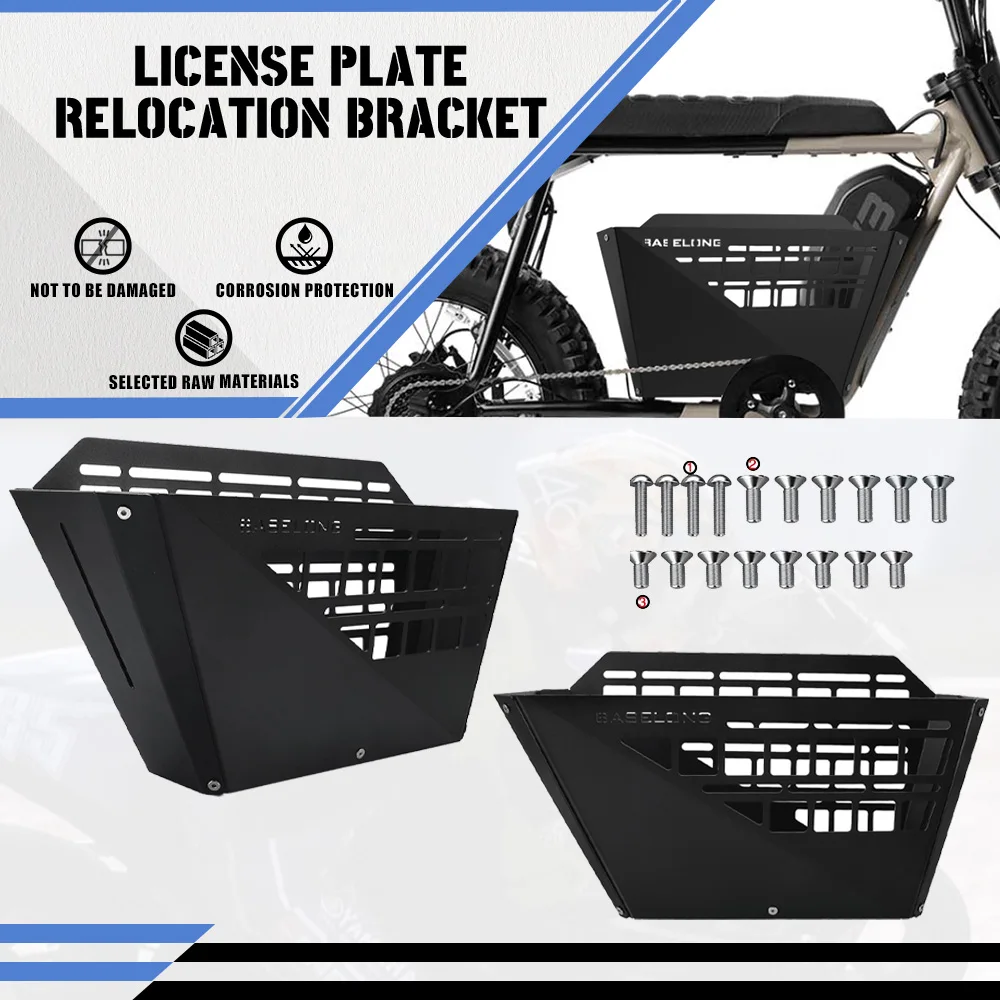 

For Super73 S2 Basket Storage Basket For SUPER73-S2 X Indian 73-S Blackout SE 73-S Adventure Series Electric Bike Accessories