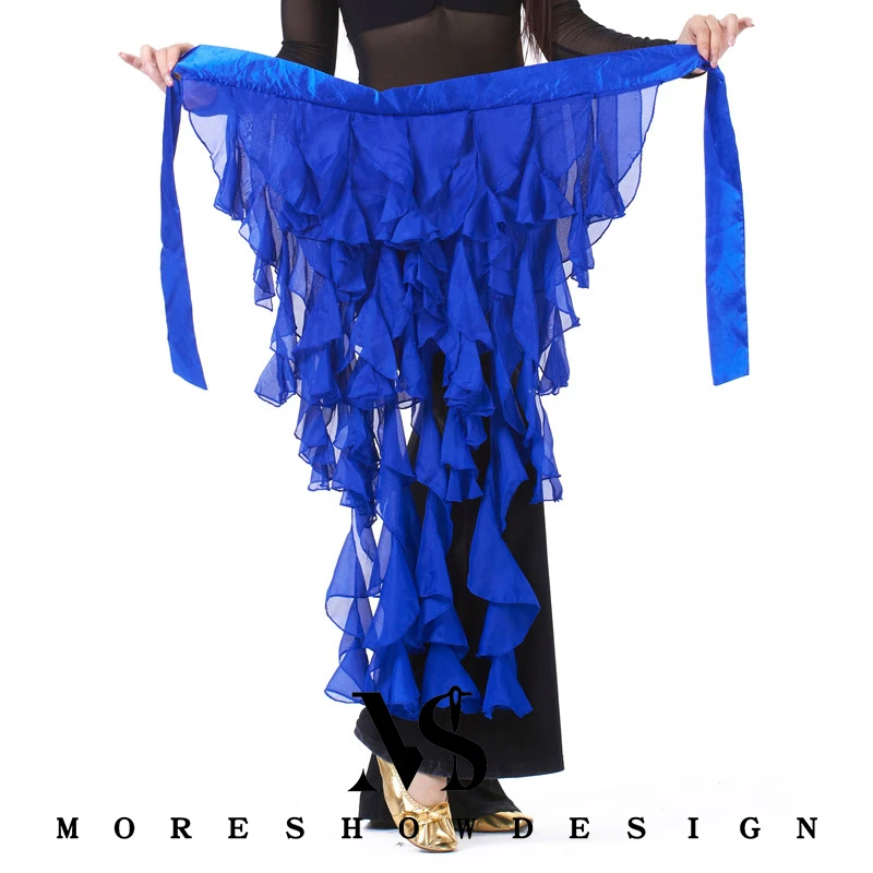 Аксессуары для танца живота, пояс-цепочка с девятихвостим лисьим хвостом для женщин, танцевальная одежда для выступлений на сцене, шарф с цепочкой на бедрах