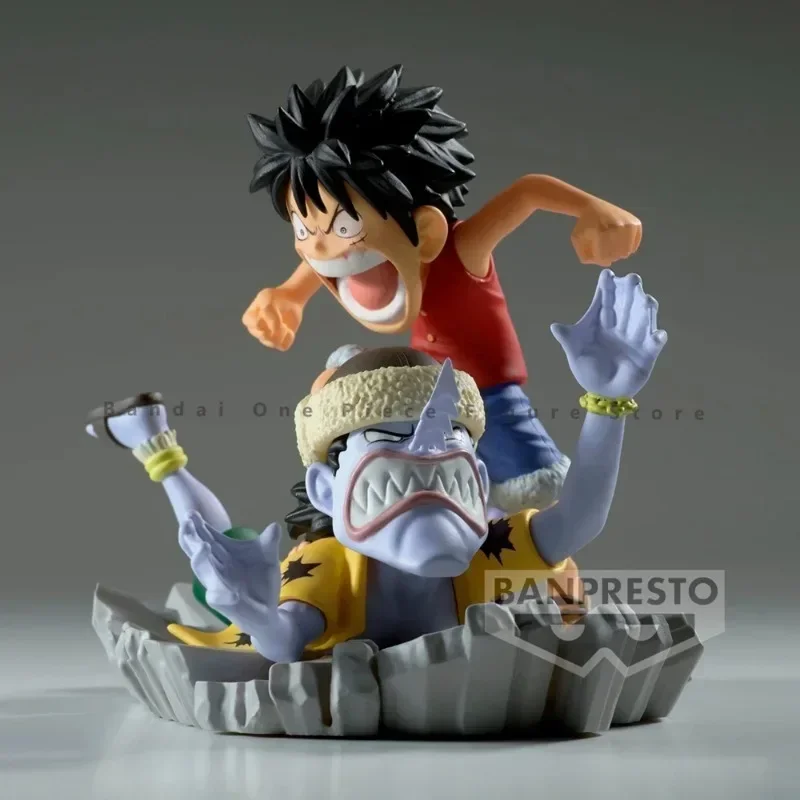 En Stock Original Bandai Luffy figuras de acción juguetes de animación regalos modelo coleccionista genuino Anime Hobby figuras de anime decoración