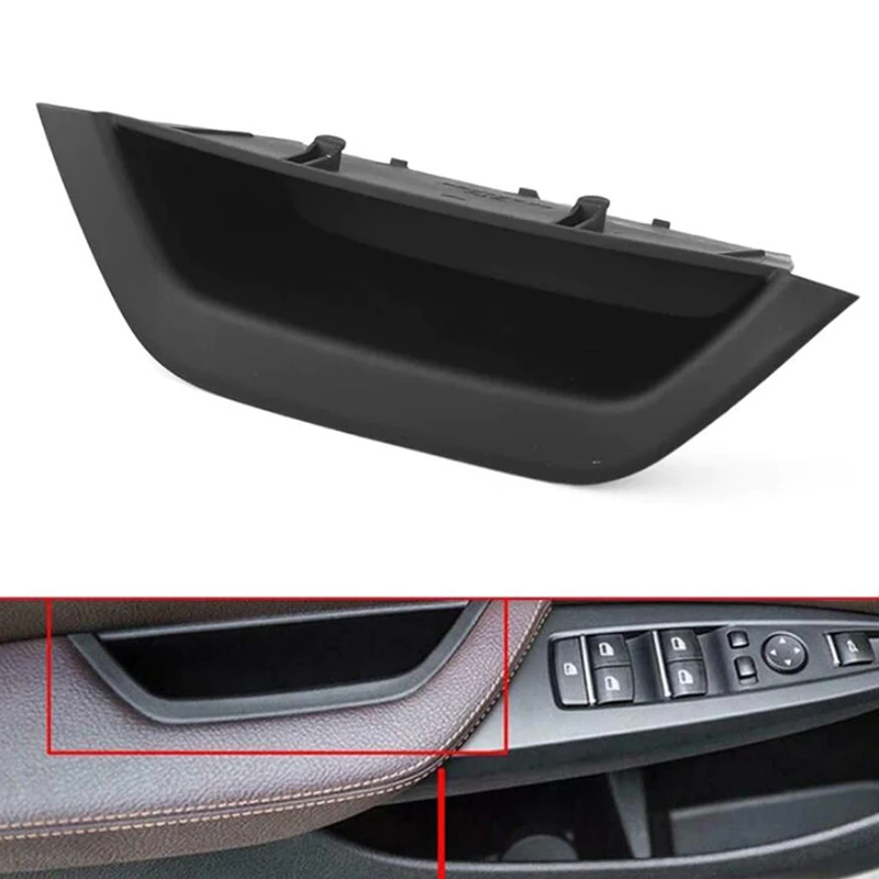 Front Left Side Door Interior Inner Handle Pull Trim Black Fit For 2011-2017 2016 2015 2014 2013 2012 BMW F25 F26 X3 X4