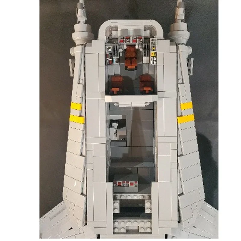 MOC-140701 Film Spannende Szenen Raumschiff Schlachtschiff Bausteinmodell 7600 Teile Kreatives Kindergeburtstagsspielzeug Geschenk für Jungen