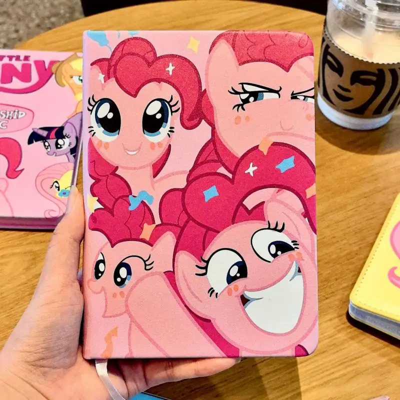 My Little Pony Notebook Pinkie Pie Anime Creative Girl Diary Cartoon Pattern Notebook Student Homework Book Learning Supplies