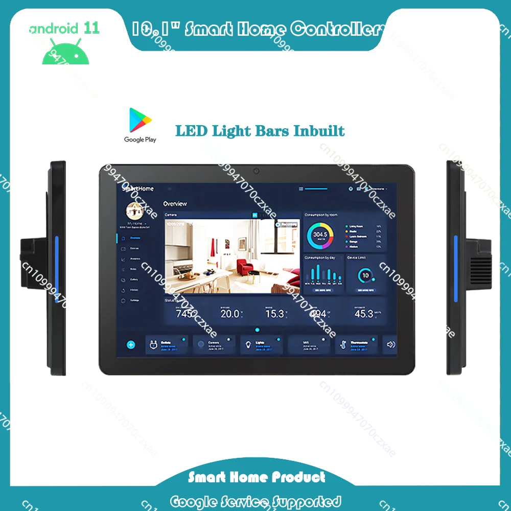 

Smart Home Control Panel 8&10.1 Inch POE Tablet Andriod 11 OS Touch Screen in Wall Tablet Camera RS485 Suitable for 86 Wall BOX