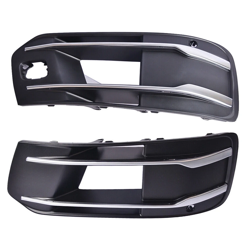 

Car Front Bumper Fog Light Lower Grille Cover Left/Right Fog Lamp Grille Cover For Audi Q7 2016-2019 4M0807681T 4M0807682T