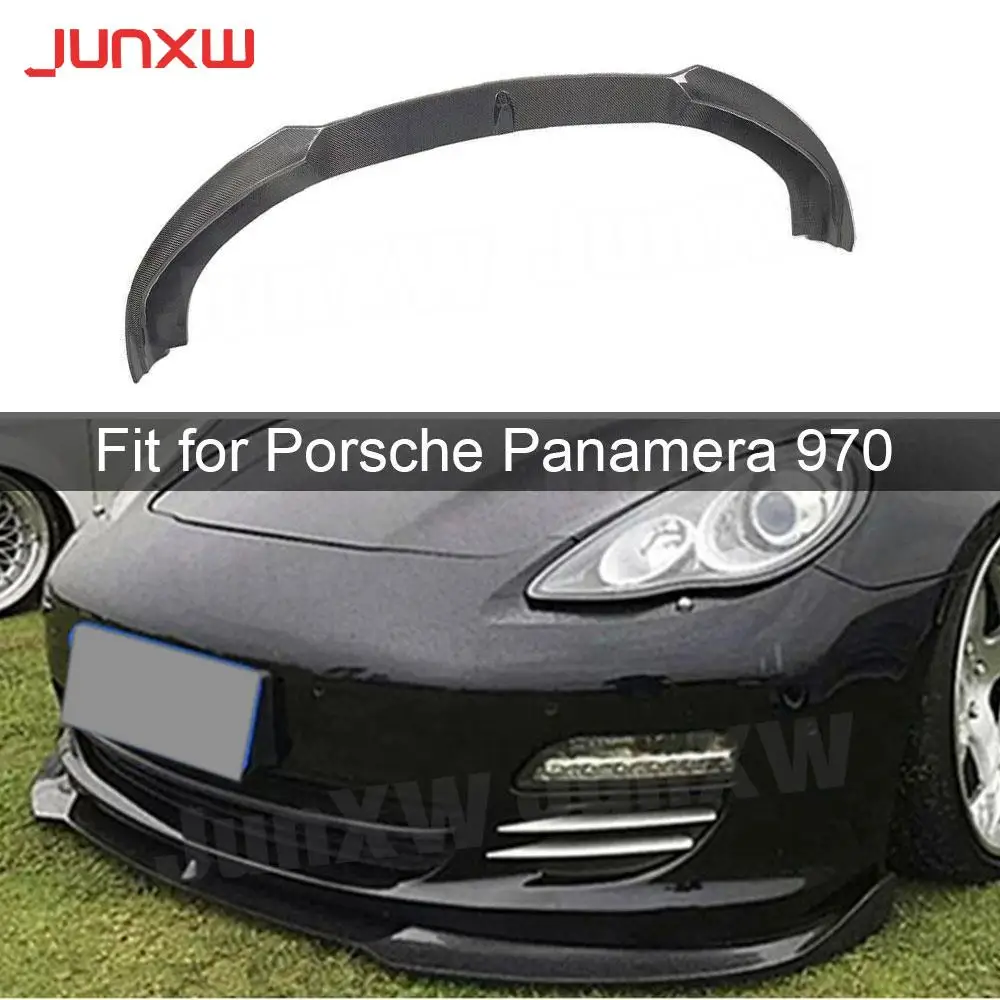 

Carbon Fiber Front Lip Spoiler For Porsche Panamera 970 2010-2013 FRP Car Bumper Chin Guard Body kits Exterior Decoration