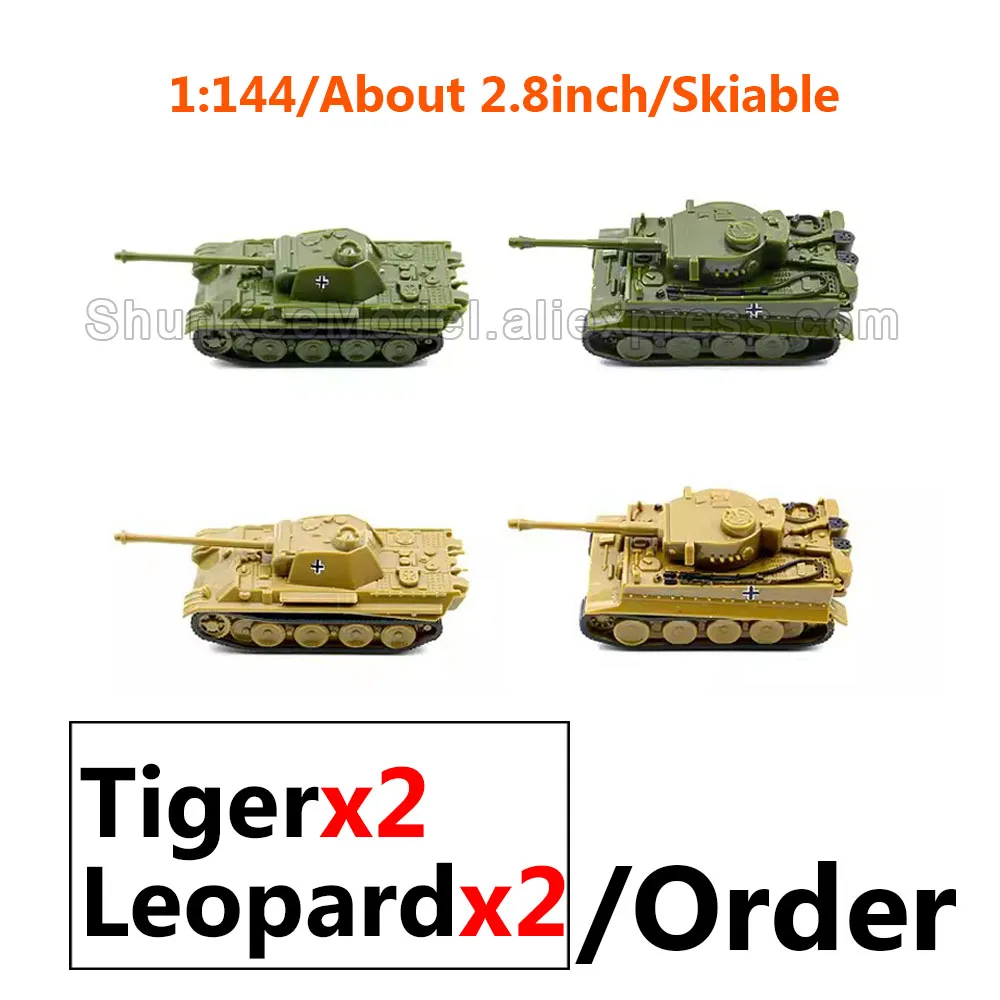 4D 1/144 czołgowa wyrzutnia bojowa piechoty skończyła Model miniaturowej broni wojskowej wwi niemiecki lampart tygrys Tank USA M1A2 China9