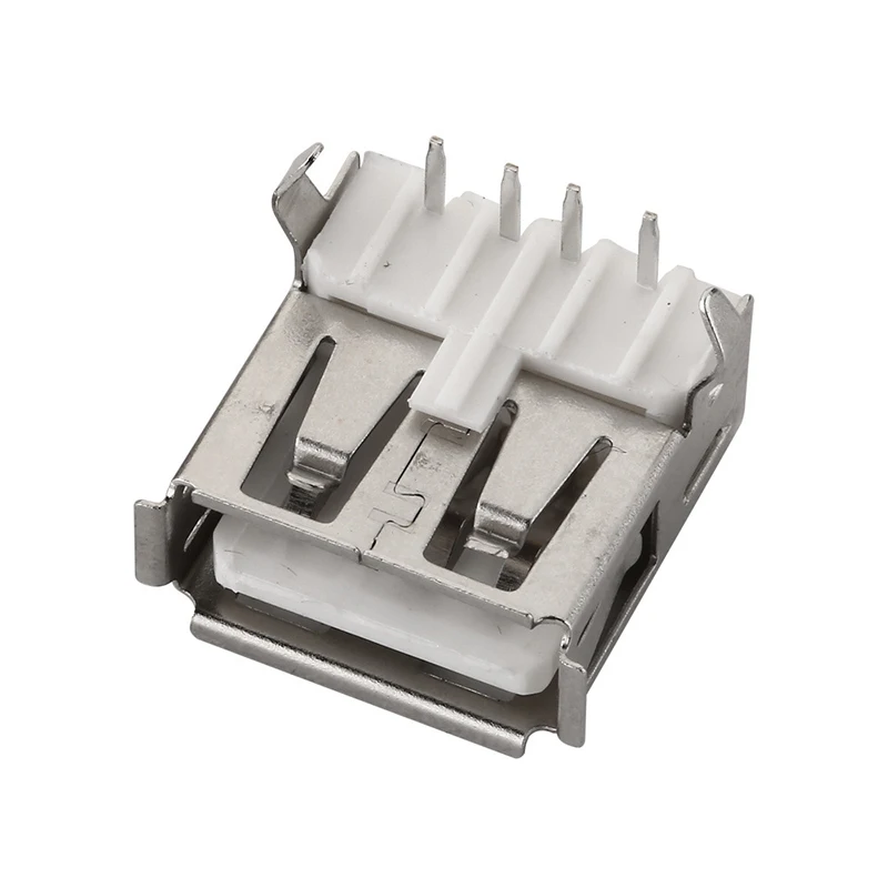 10Pcs USB Type A Standard Port Female Solder Jacks Connector PCB Socket USB-A Type