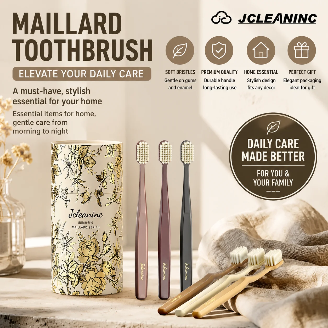 Color Soft Bristle Toothbrush Premium Wide Head Gum Protection Home Toothbrush Family Pack 12 High-end Adult Toothbrushes