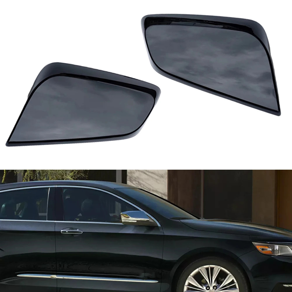 Side Rear View Mirror Cover Caps Left Driver Side/Right Passenger Side for Chevrolet Impala 2014 2015 2016 2017 2018 2019 2020