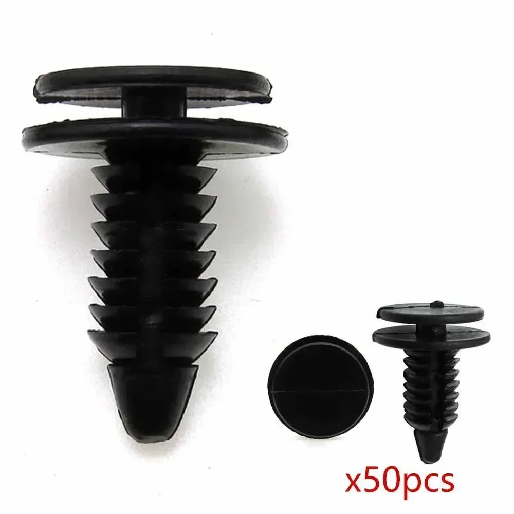 50X Interior Door Trim Plastic Panel Retainers Clips For Ford Replaces N805155-S SUV Mustang Ranger Auto Fastener Clip NEW