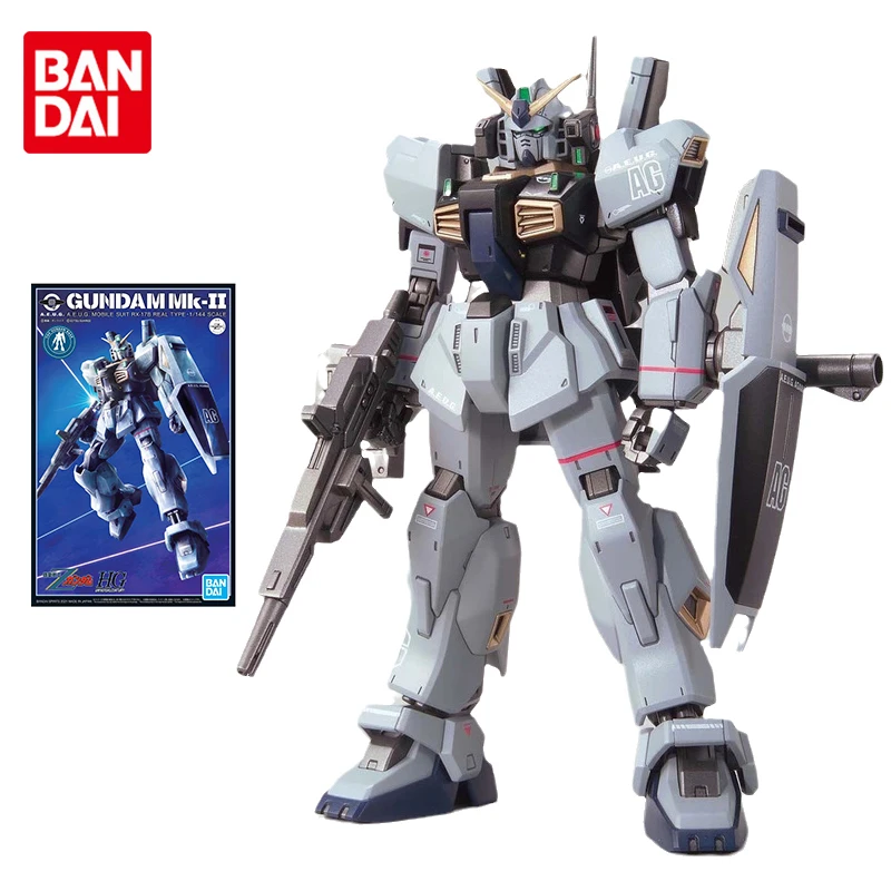 

Набор моделей Bandai Gundam HG 1/144 Gundam MK 2 21st CENTURY REAL TYPE Ver Подлинная модель робота, экшн-фигурка, игрушки для детей