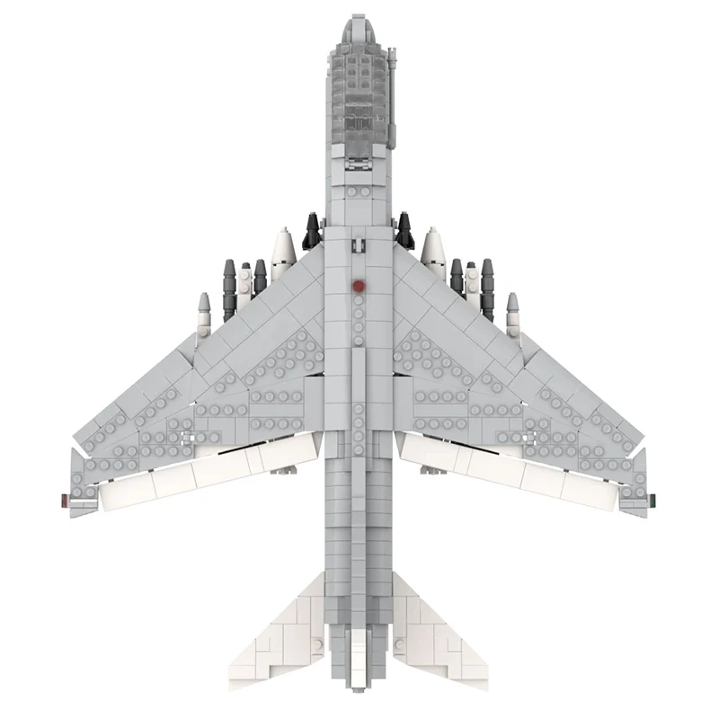 MOC Aereo da battaglia leggero ad alta tecnologia A-7E CORSAIR II Caccia militare Modello di assemblaggio fai da te Building Blocks Mattoni Giocattoli per bambini