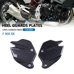 For BMW F900 XR F900XR F 900 XR 2020 2021 2022 2023 2024 100% Carbon Fiber Heel Guards Plates Fairings Motorcycle Accessories