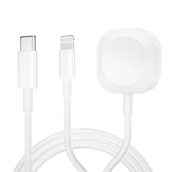 Charger Cable For Apple Watch Ultra 9 8 7 6 5 4 3 2 1 se Charging For iPhone 15 14 13 12 11 8 X Charger Type C USB Plug